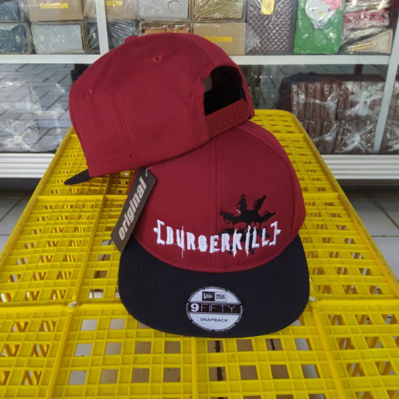 Snapback metal Burgerkill pria distro