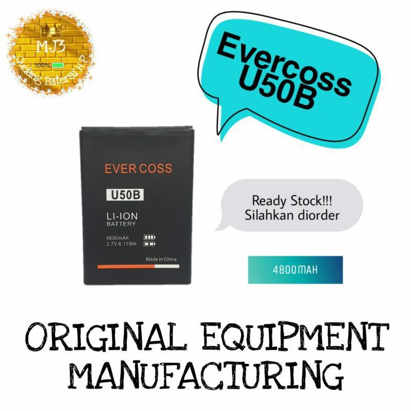 baterai hp Evercoss U50B 100% ORIGINAL