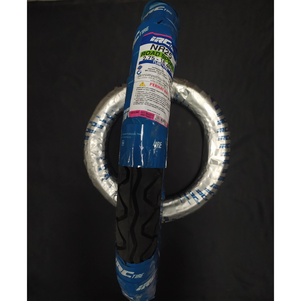 BAN LUAR DEPAN ATAU BELAKANG MOTOR RX KING, MEGA PRO, TIGER & THUNDER IRC 275-18 NR25