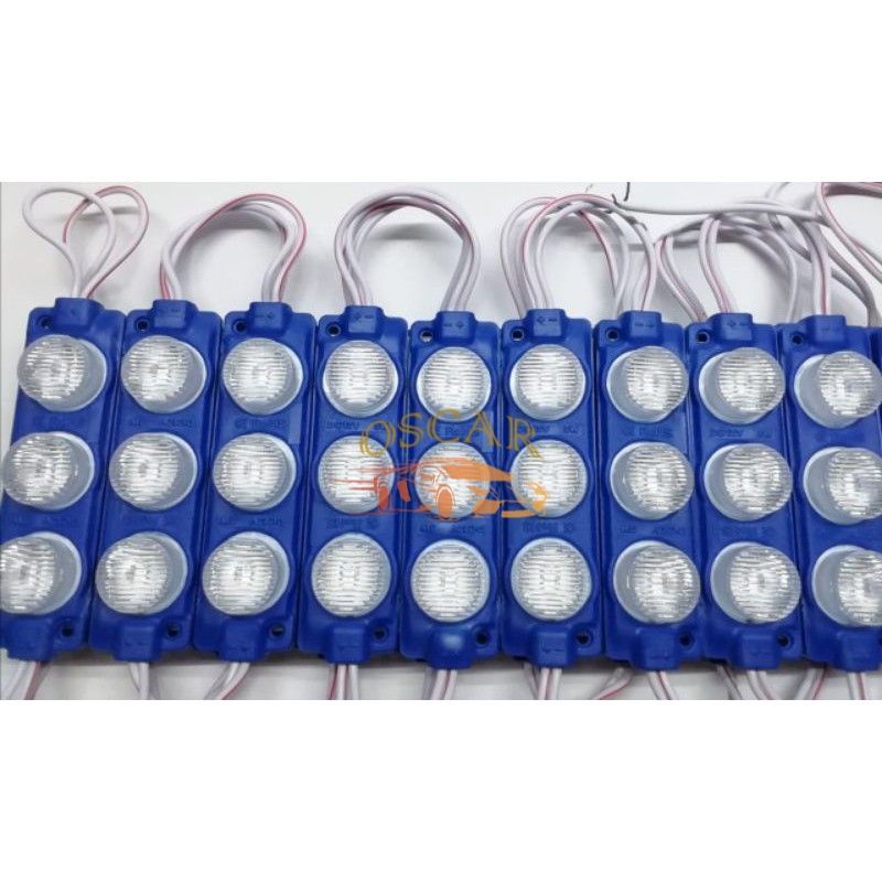 LAMPU LED Samping Bak Kolong Truck Modul 3 MATA BESAR SMD 12V 24v