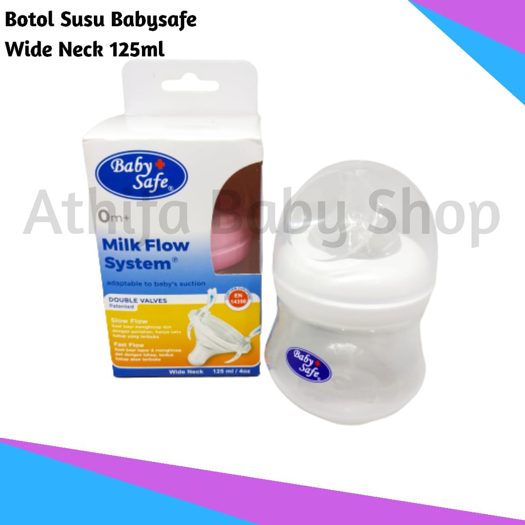 Botol susu Dot Bayi Botol ASI ASIP Bayi Baby Safe Feeding Bottle 125ml Karakter BPA FREE WN001