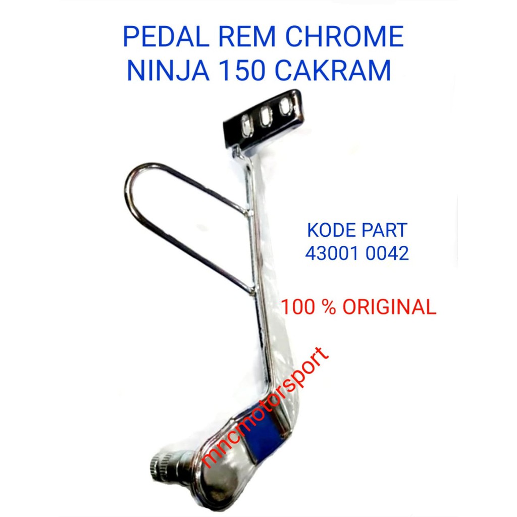 PEDAL PIJAKAN REM ORIGINAL NINJA 150 CAKRAM DOBEL DISC 43001 0042