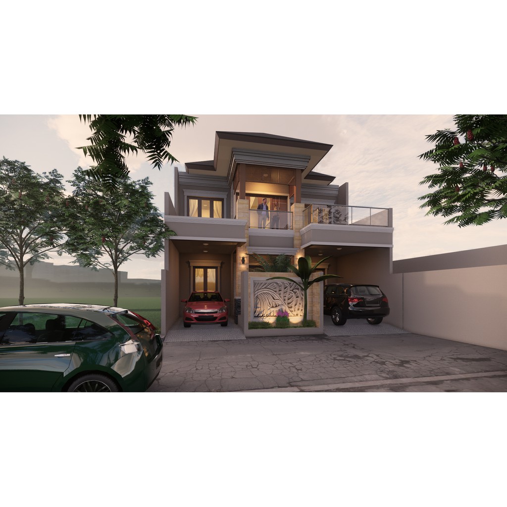 Jual JASA ARSITEK Desain Rumah Bali Modern Indonesia Shopee Indonesia