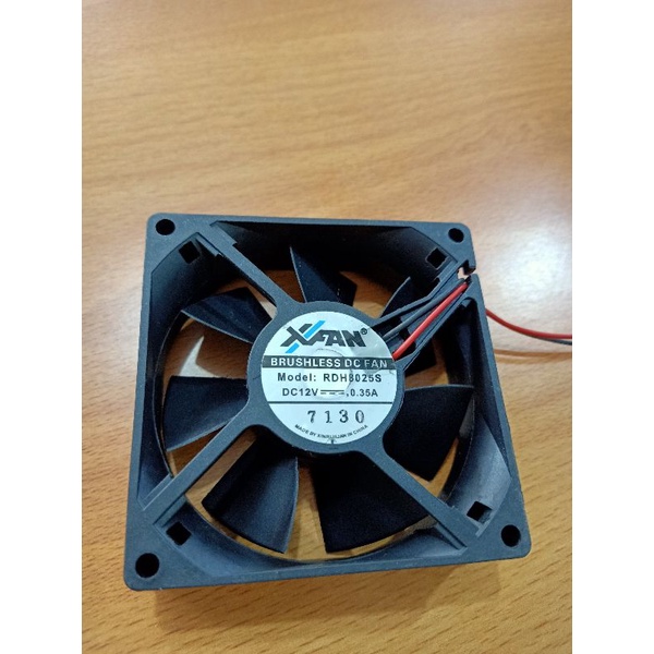 kipas DC 12v 8x8 high speed 0.35a