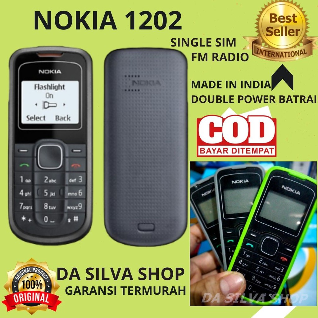 HP JADUL NOKIA1202 ORIGINAL REFURBISH