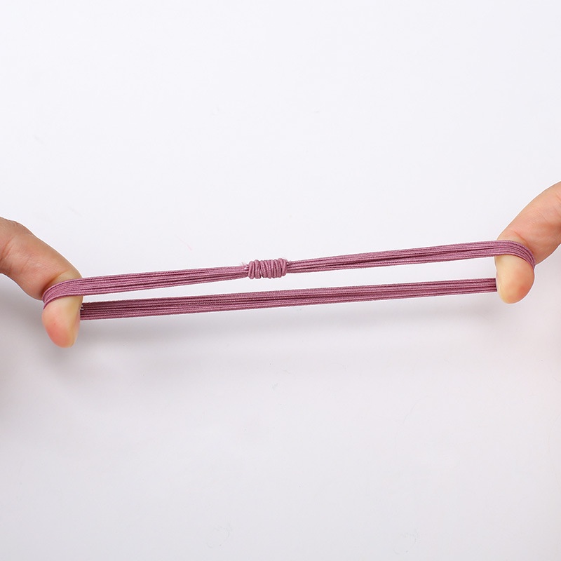 Reseller Welcome - F5104 (1PCS) Karet Rambut Korea Polos 3 IN 1 / Ikat Rambut / Karet Rambut Elastis-2