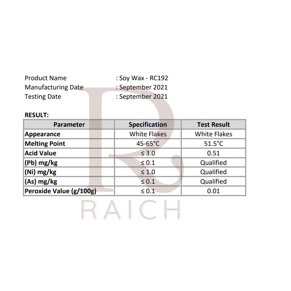 25kg PREMIUM Raw Soy Wax Flakes / 1 Karung Bahan Lilin Kedelai mentah