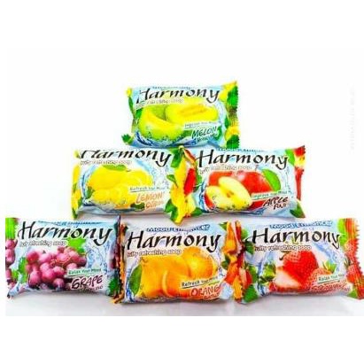 ^ KYRA ^ Harmony Sabun Mandi Batang Fruit Soap Wangi Buah Buahan Harmoni - Netto 70 gr