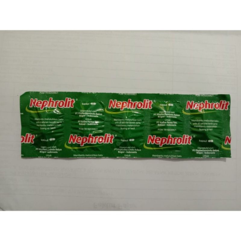 Nephrolit strip isi 5 kapsul