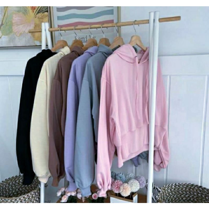 hoodie oversize wanita terbaru 2021 (rib bsr)