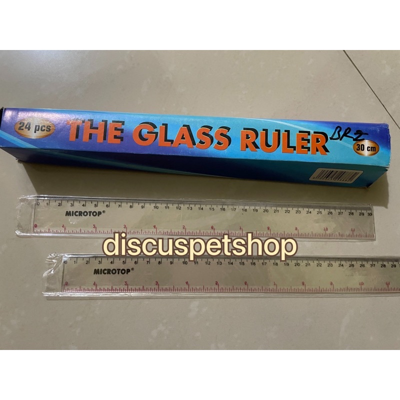

Penggaris Transparan Plastik 30cm Microtop