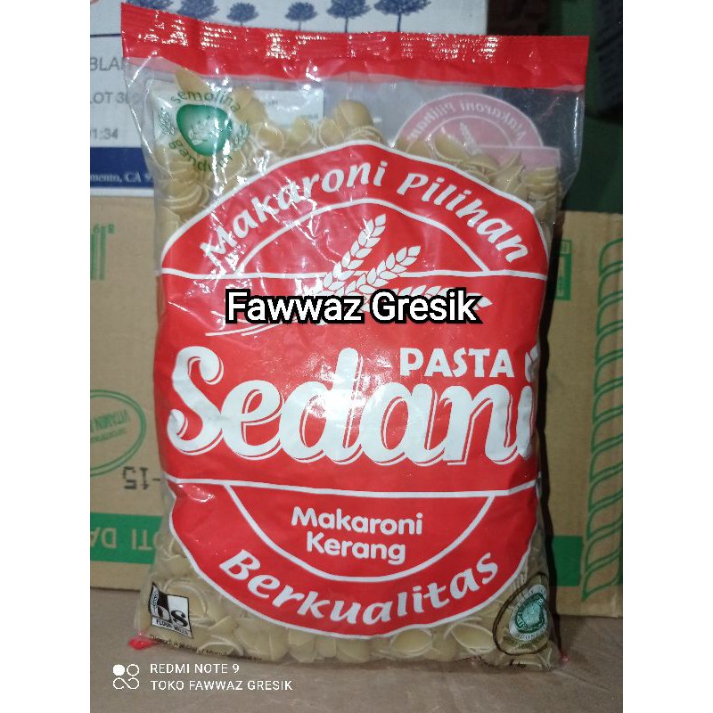 Sedani Makaroni Pipa 1Kg - Sedani Macaroni Spiral Sedani 1Kg - Makaroni kerang 1 Kg