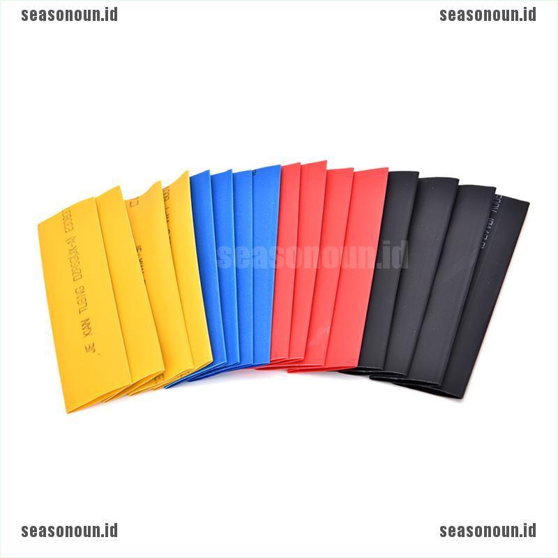 【un】328 Pcs 5 Colors 8 Sizes Assorted 2:1 Heat Shrink Tubing Wrap Sleeve Kit t