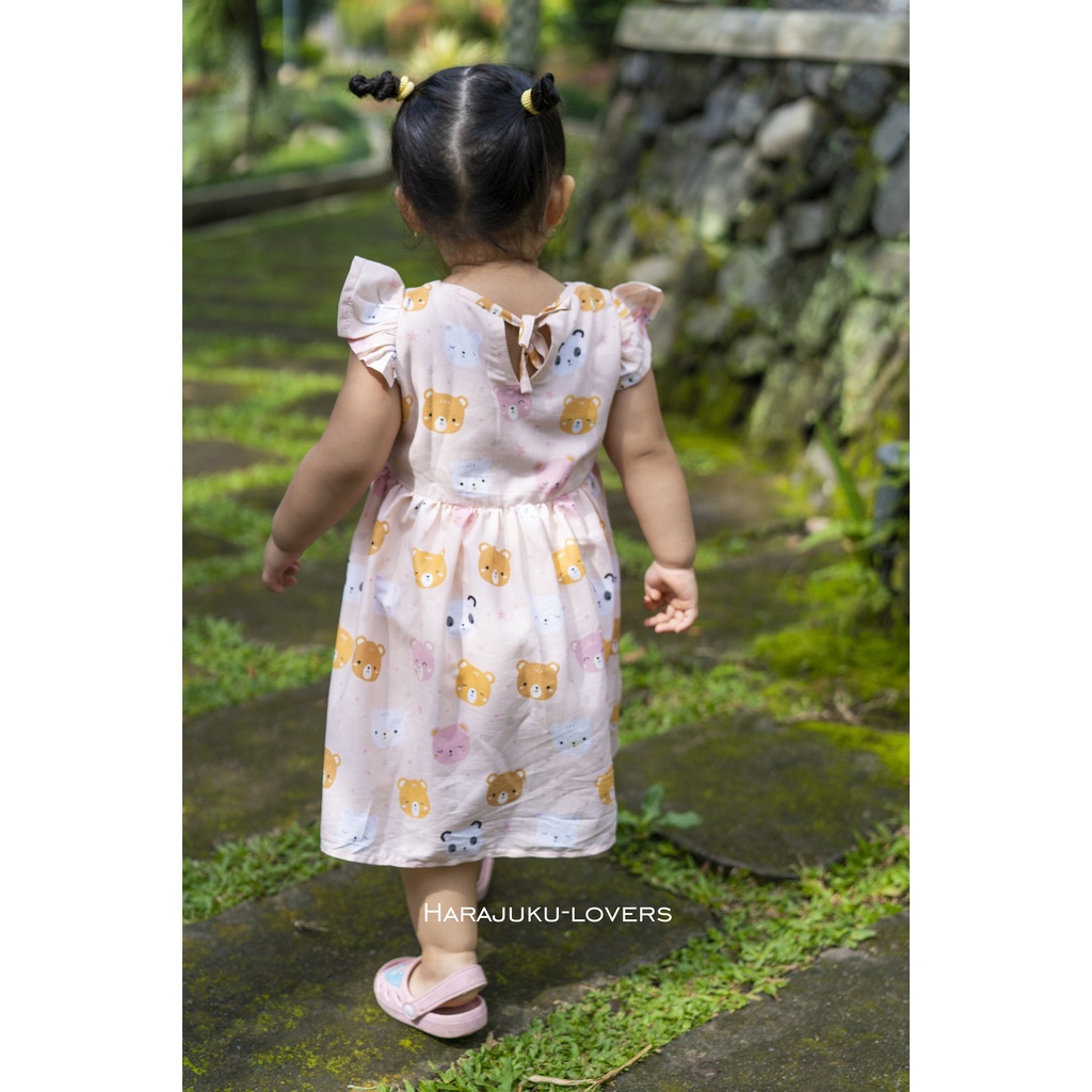 Dress Anak Perempuan Katun Motif Lucu [A002]