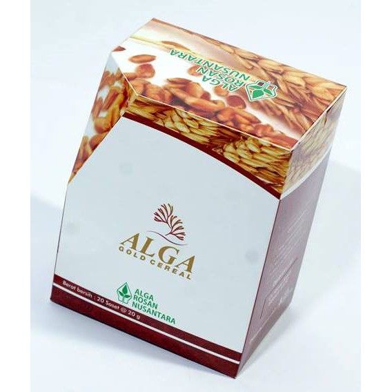 Alga Gold Collagen Cereal ASLI isi 20 sachet