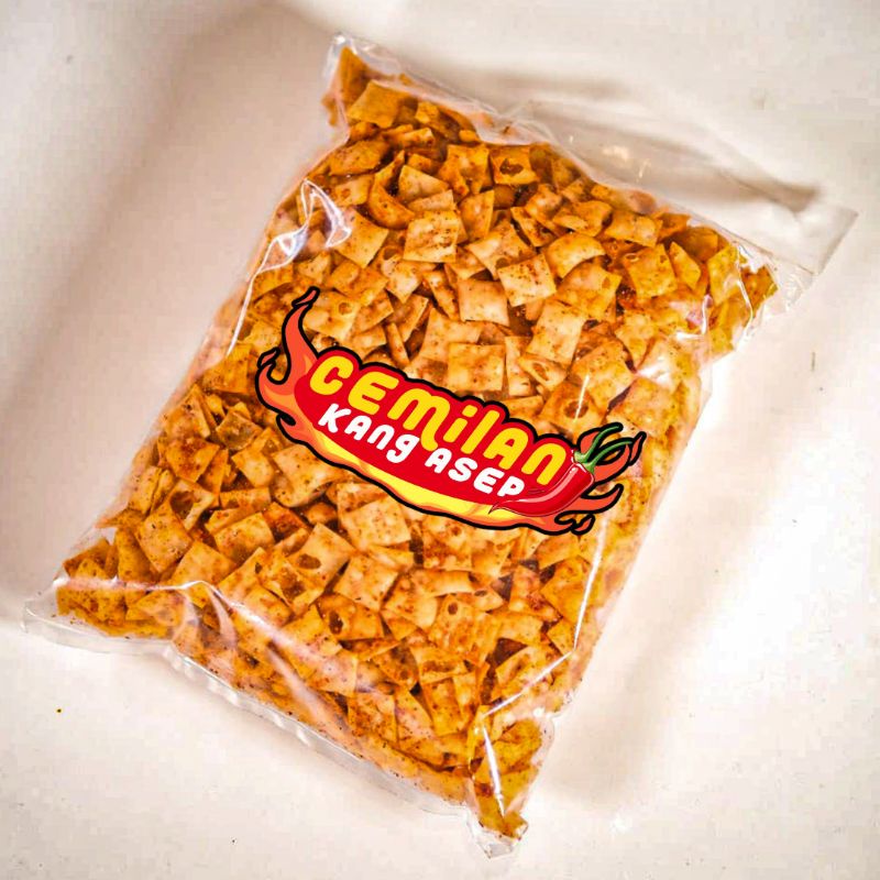 

Pangsit Kriuk Kang Asep Pedas Daun Jeruk Kemasan 1kg