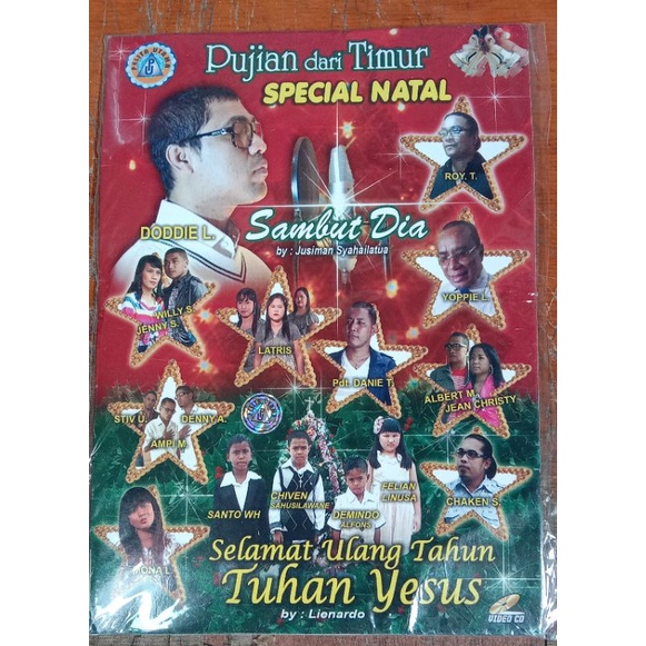 Kaset Vcd Original lagu pujian dari Timur spesial Natal