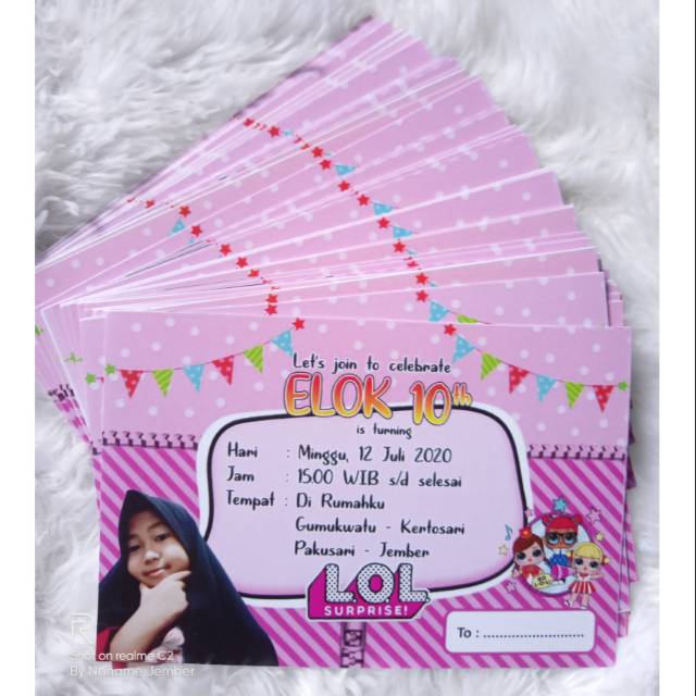 UNDANGAN ULTAH CUSTOM