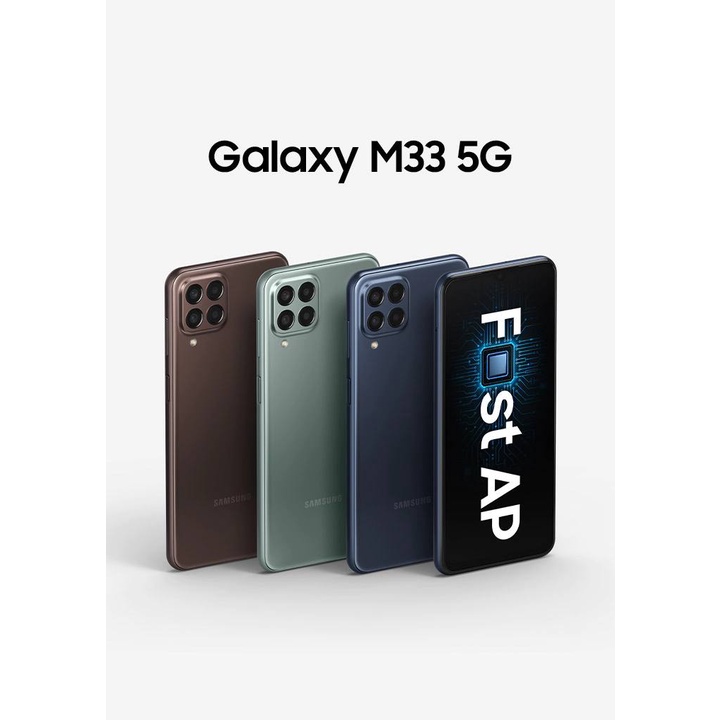 Samsung Galaxy M33 5G [6GB+128GB - 8G+128GB ] Exynos 1280 - 50MP Quad Camera - 6.6&quot; TFT LCD - 5000mAh Garansi Resmi Sein 1 Tahun