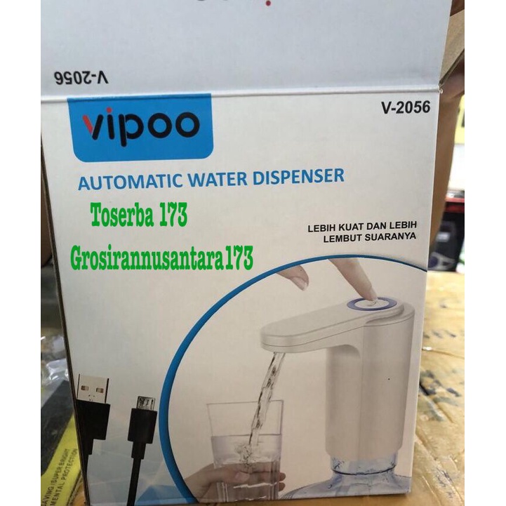 Water Pump Electric Vipoo V-2056 / Pompa Galon Murah Pompa Air Galon Portable Cas Elektrik