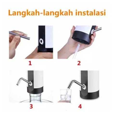 Mesin Pompa Galon Air Minum LED - Pompa Galon LED USB