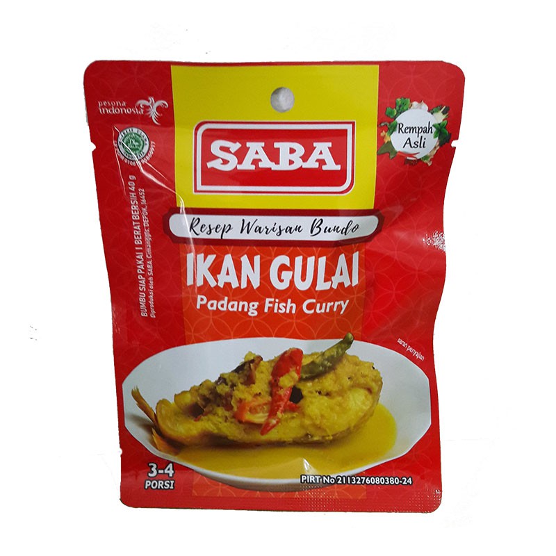 

SABA - Bumbu Ikan Gulai Instan - 40gr