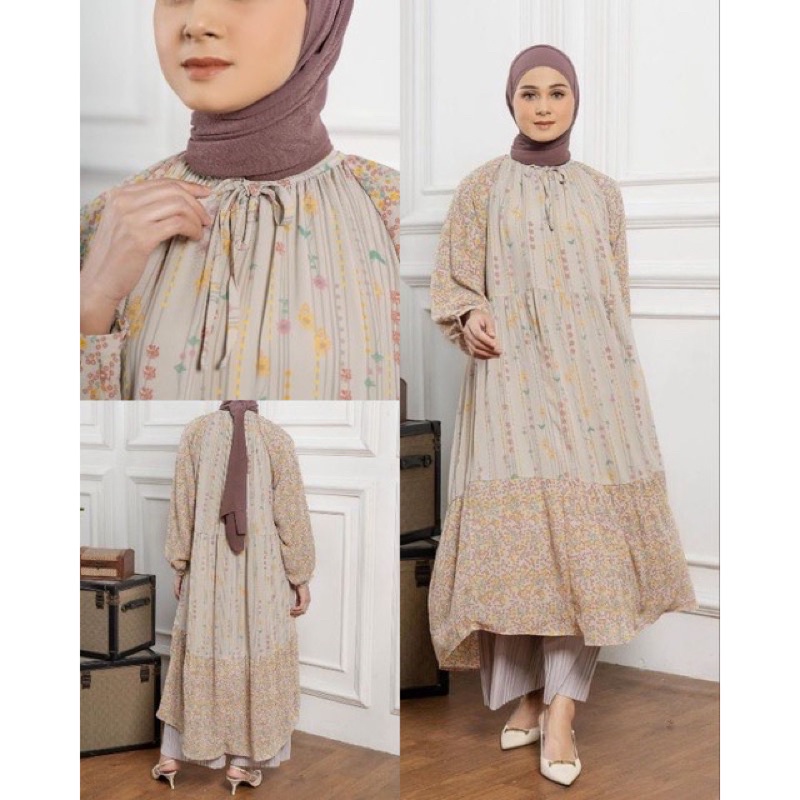 gardenia midi dress by geulis