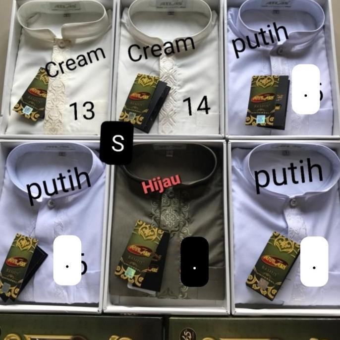 Baju koko Atlas Lengan panjang