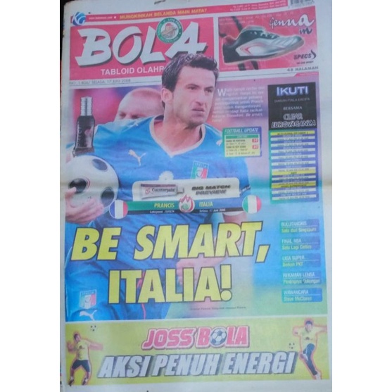 Tabloid BOLA ,Selasa 17 Juni 2008