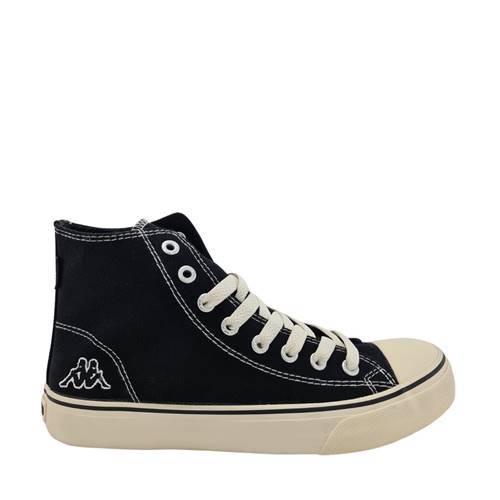 Kappa Orion Hi Cut Canvas Unisex Sneakers - Navy  sepatu sekolah pria /wanita snakers Sepatu Sneaker