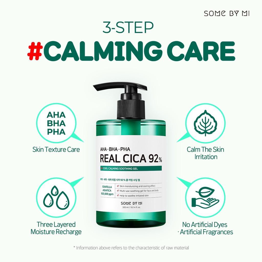 SOMEBYMI - AHA BHA PHA Real Cica 92% Cool Calming Soothing Gel 300 ml