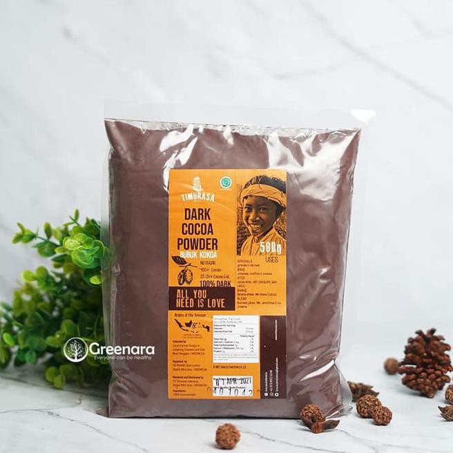 

H81A Timurasa Organic Cocoa Dark Powder 500Gr C2Wf