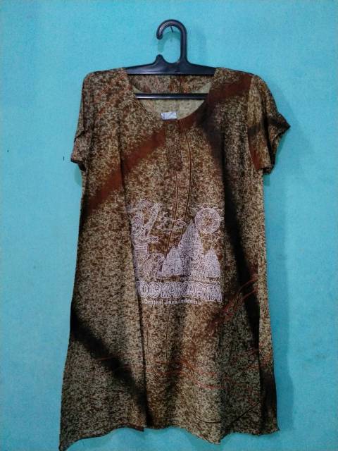 DASTER BATIK LENGAN PENDEK BAHAN SANTUNG SALE 110RIBU DAPAT 4