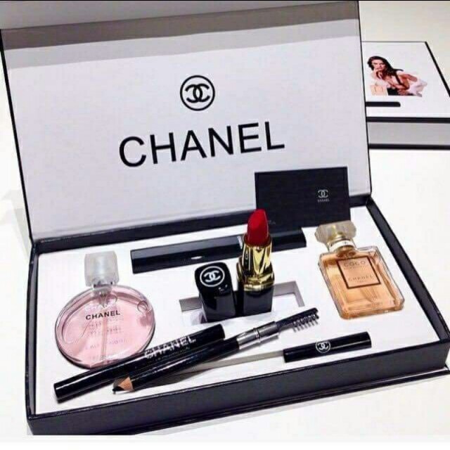 Limited! CHANEL SET 5in1 CHANEL SET MAKE UP PARFUM MINIATUR miniatur set