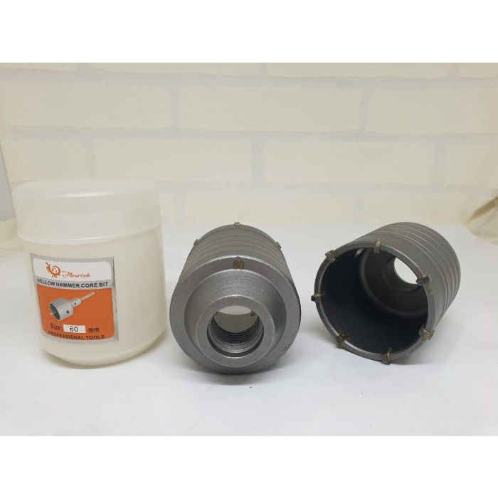 MATA BOR BAJA TEMBOK BETON HOLE SAW HOLLOW SET 60 X 250 MM