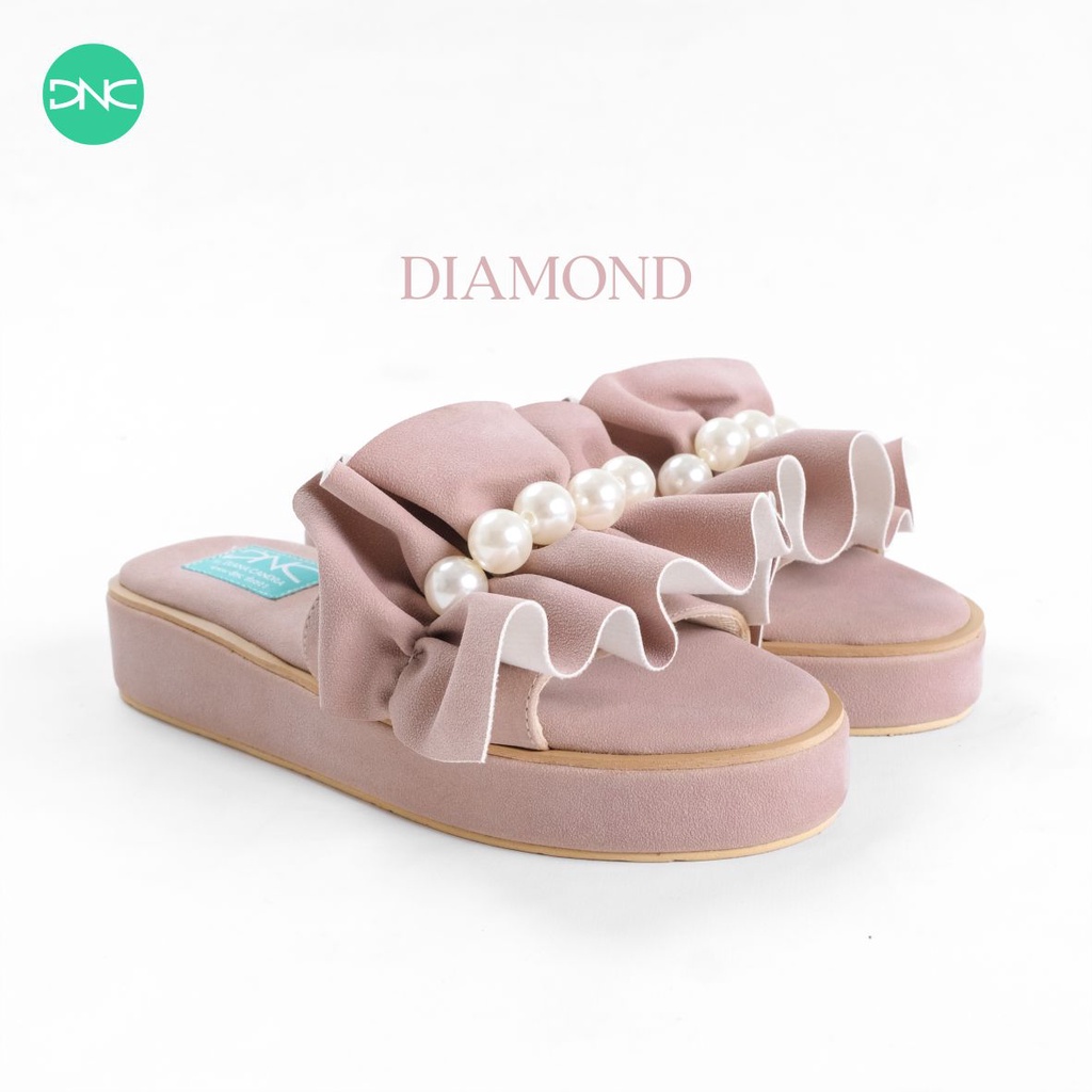 Sepatu fashion wanita murah nyaman original - DNC Diamond Flatform in Flawless Salem