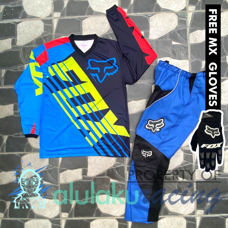 Jersey &amp; Celana MX Trail Motocross - Paket Bundling FOCT0907-F41