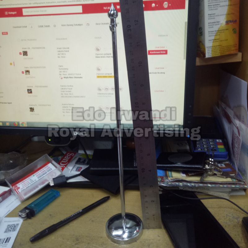 

Tiang Stenlis Meja atau Tiang Bendera Meja Stenlis Tanpa Bendera
