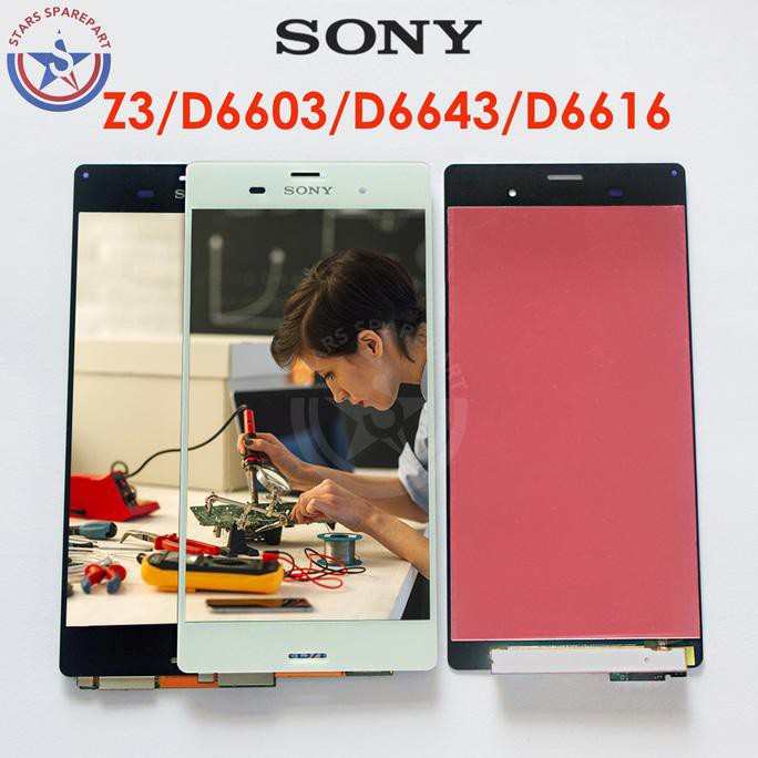 Sony  LCD Xperia Z3 D6603 D6643 D6616 D6653  L55T Touchscreen Fullset