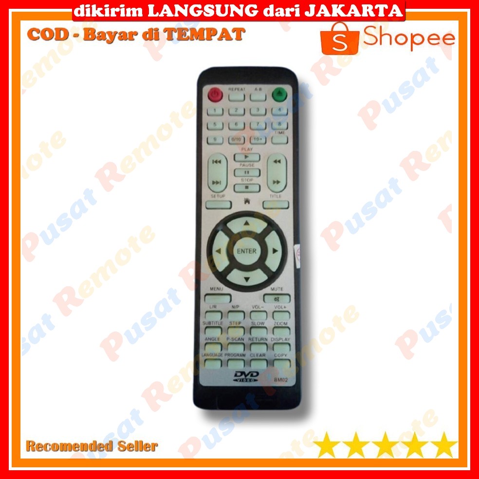 Remot/Remote DVD Player Zumatzu / Tonzu / Gmc /Teckyo DVD China Cina / MULTI Brand DVD Player Remote