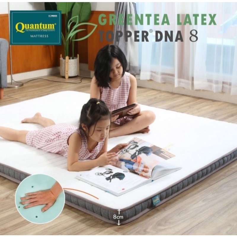 LATEX TOPPER GREEN TEA 8CM by QUANTUM / QUANTUM LATEX TOPPER GREEN TEA