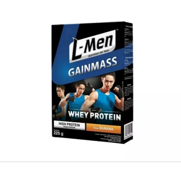 L-Men Susu Penambah Berat Badan L-Men Gain Mass Banana/Chocolate/Taro 225 gram