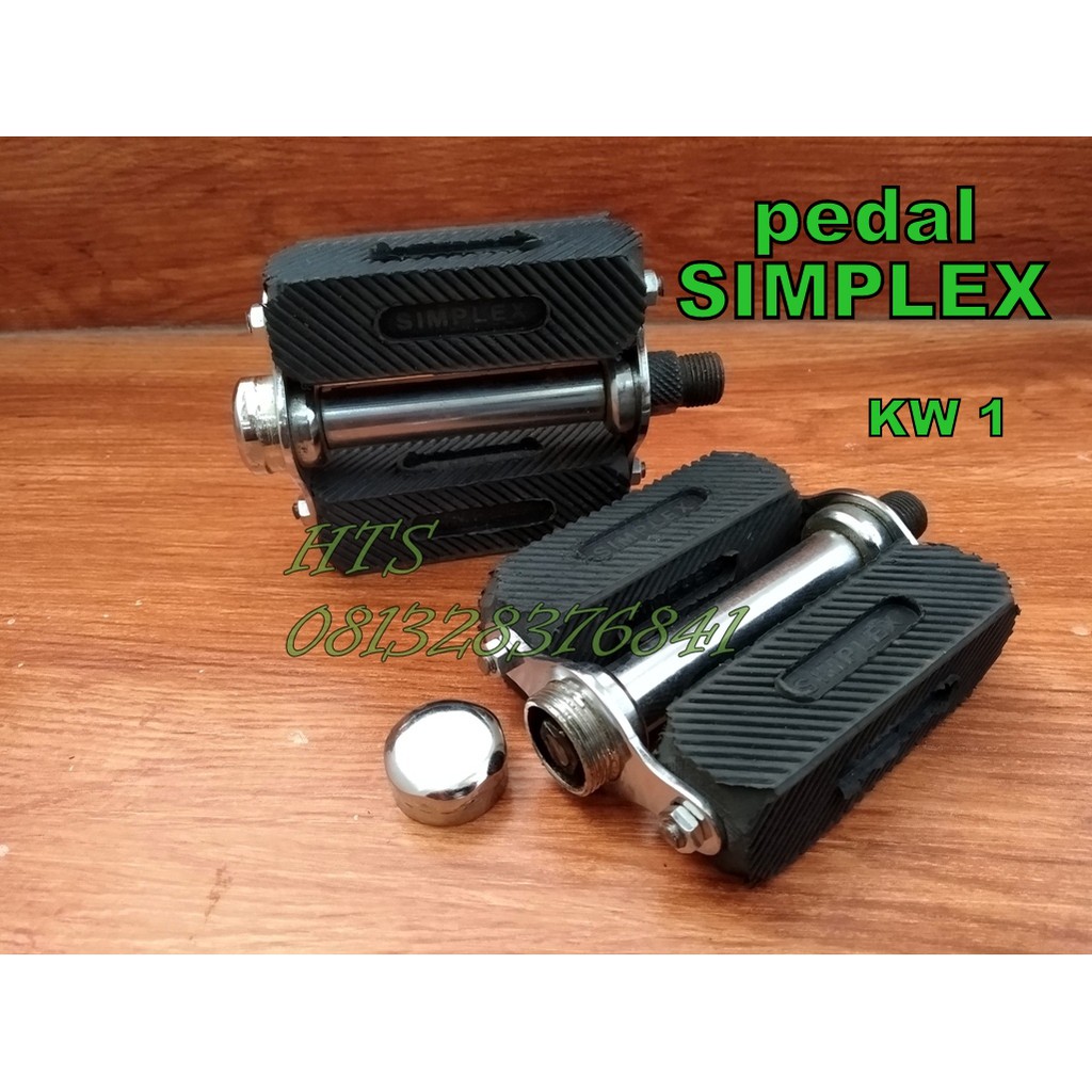 PEDAL ONTHEL MERK SIMPLEX - PEDAL SEPEDA ONTHEL - AKSESORIS SEPEDA ONTHEL - PEDAL SIMPLEX