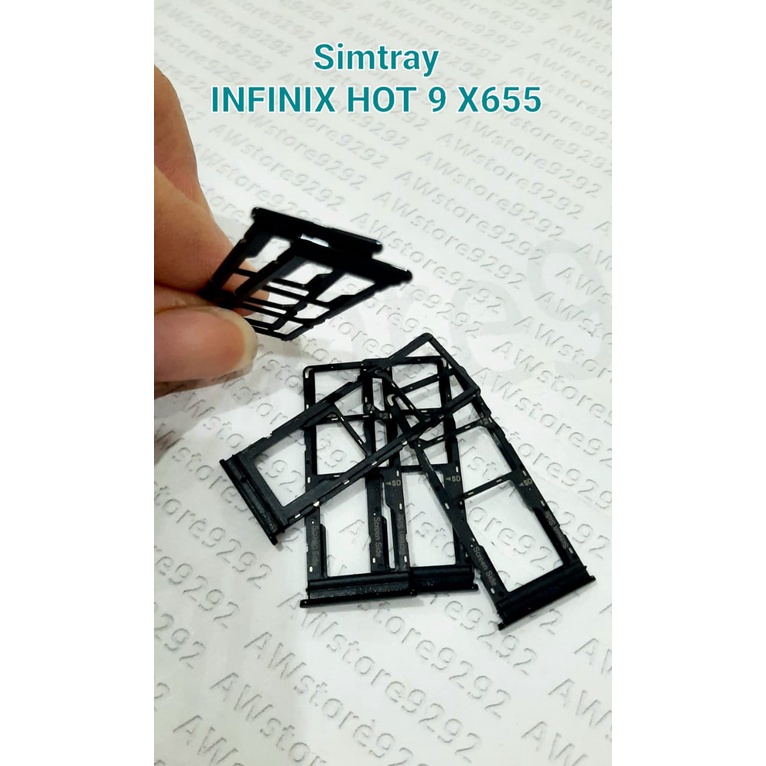 Slot Tempat Dudukan Kartu Simcard Sim card Lock Simtray Sim Tray INFINIX HOT 9 X655