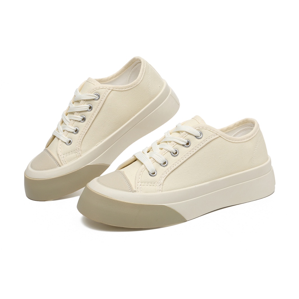 PVN Taeyong Sepatu Sneakers Wanita Sport Shoes Cream 103
