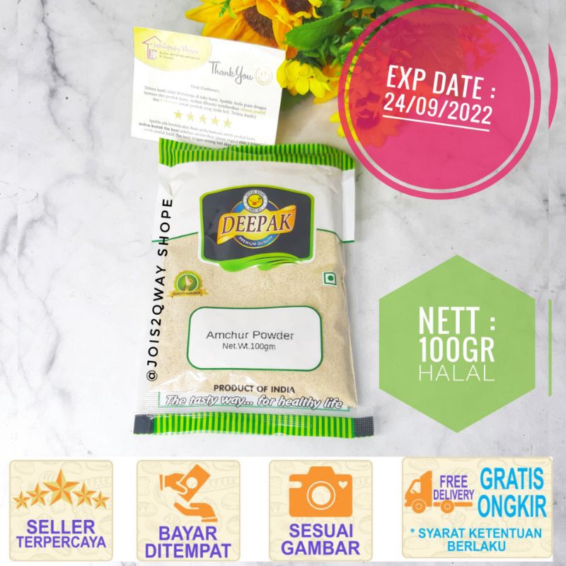 

DEEPAK Amchur Powder 100gr / Mangga Bubuk Deepak