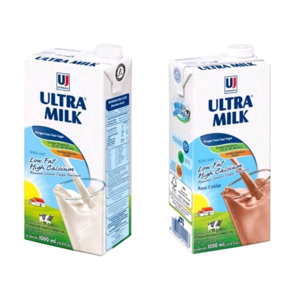 

Ultra Milk Low Fat Coklat / Full Cream 1 Liter