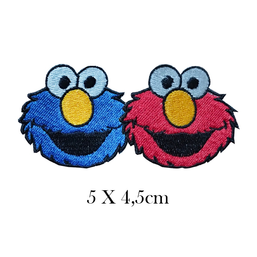 Patch Bordir karakter elmo / patch tempelan / bordir / karakter / murah / patch