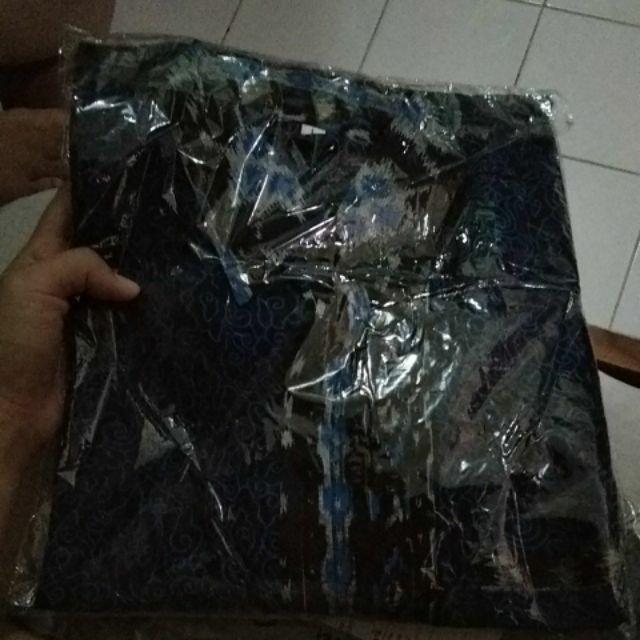 Bswart Batik Hrb026 Kenongo Hem Pendek Padi Pekalongan M L Xl Batik Pria Murah Modern Grosir