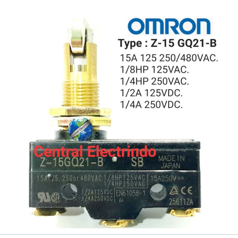 Limit Switch/Micro Switch Z-15GQ21-B Omron.